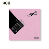 Ubrousky 33x33 cm 2-vrstvé růžové/50 ks