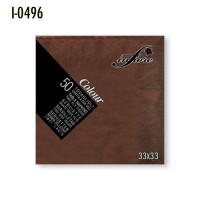 Ubrousky 33x33 cm 2-vrstvé hnědé/50 ks