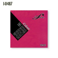 Ubrousky 33x33 cm 2-vrstvé tmavěrůžové/50 ks