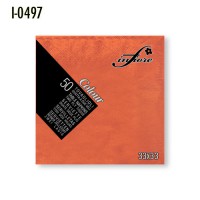 Ubrousky 33x33 cm 2-vrtsvé terracotta/50 ks