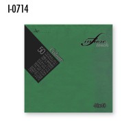 Ubrousky 40x40 cm 2-vrtsvé tmavě zelené/50 ks