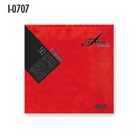 Ubrousky 40x40 cm 2-vrstvé červené/50 ks