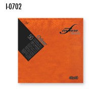 Ubrousky 40x40 cm 2-vrstvé oranžové/50 ks