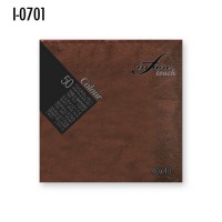 Ubrousky 40x40 cm 2-vrstvé hnědé/50 ks